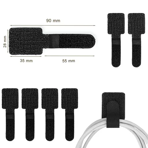 Reusable cable organizer straps (20 pcs)