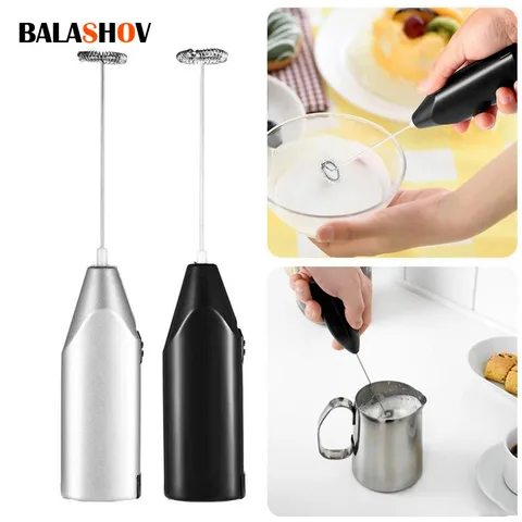Handheld electric milk frother