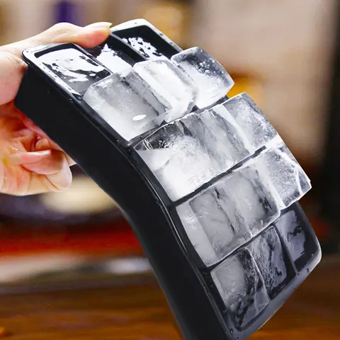 Giant silicone ice cube tray